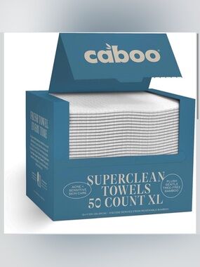 Caboo Superclean White Towels 14 Count - Gentle Bamboo